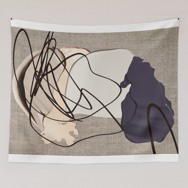 Item preview, Line Art Minimalist, Neutral Colors, Draw Line designed and sold by Irena Orlov.