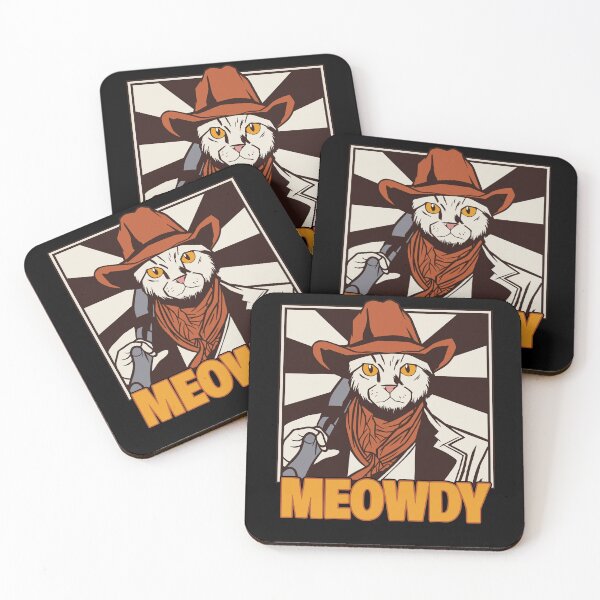 Item preview, Meowdy Funny Mashup Between Meow And Howdy Cat Meme Cat Lover Gift Idea designed and sold by Countrysmart.