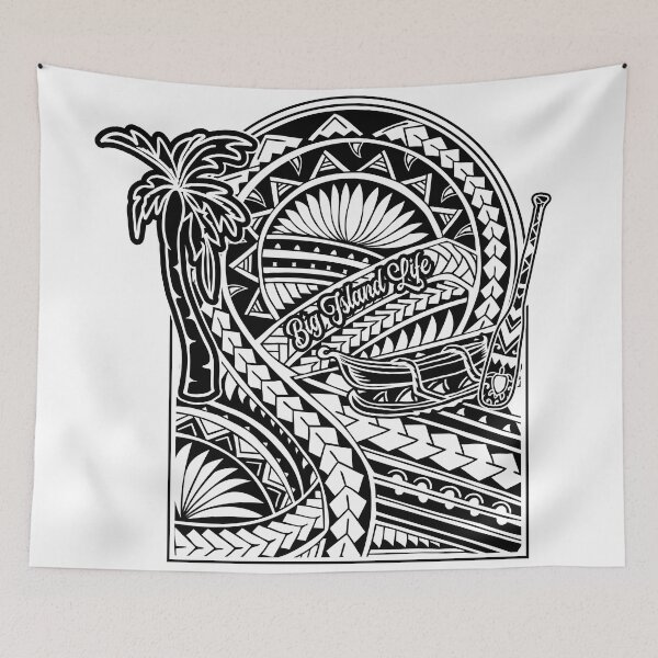 Item preview, Vintage Big Island Hawaiian Tattoo  designed and sold by sunnthreads.