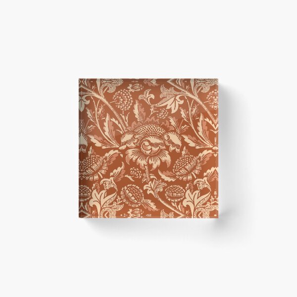 Item preview, William Morris Sunflowers, Mandarin Orange designed and sold by Marymarice.
