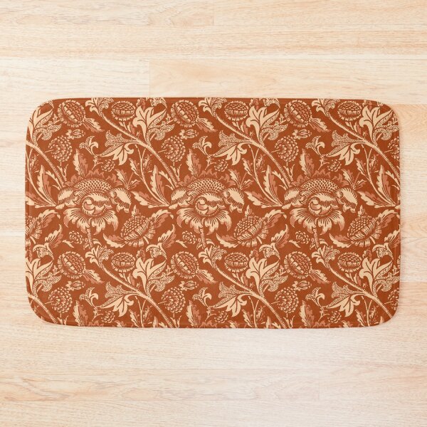 Item preview, William Morris Sunflowers, Mandarin Orange designed and sold by Marymarice.