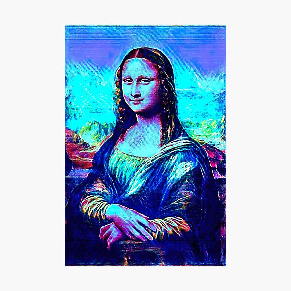 Item preview, "Mona Lisa (34)" an iconic painting reimagined. designed and sold by thalasson.