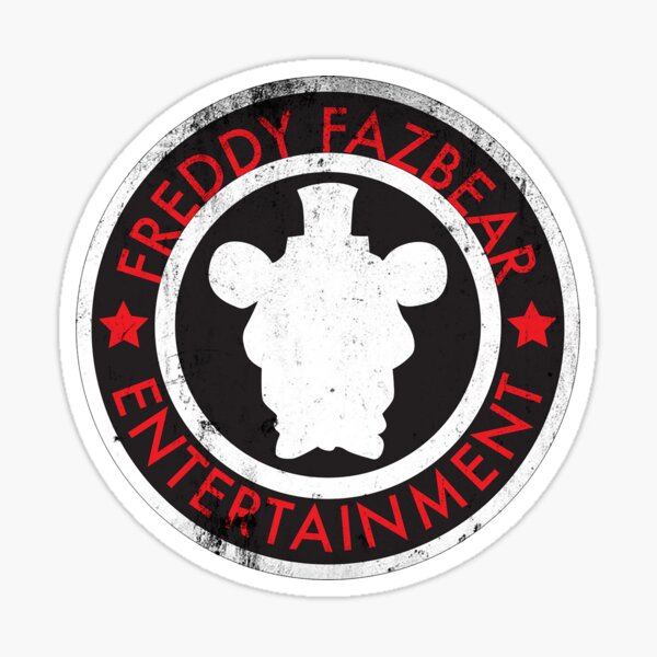 Five Nights At Freddys Logo Sticker For Sale By Nav At R Redbubble