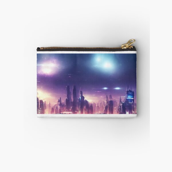 Item preview, Cyberpunk Skycraper Synthwave City designed and sold by luisalfonso1989.