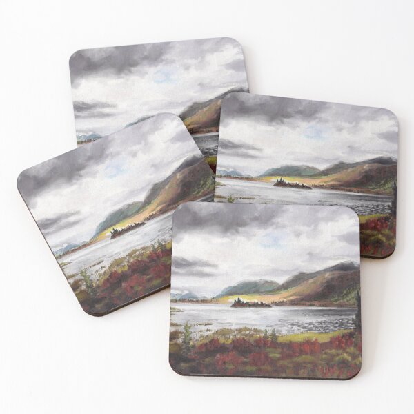 Item preview, Northern Lake in Autumn designed and sold by Ever-Billotte.