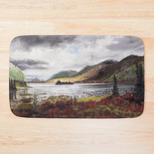 Item preview, Northern Lake in Autumn designed and sold by Ever-Billotte.
