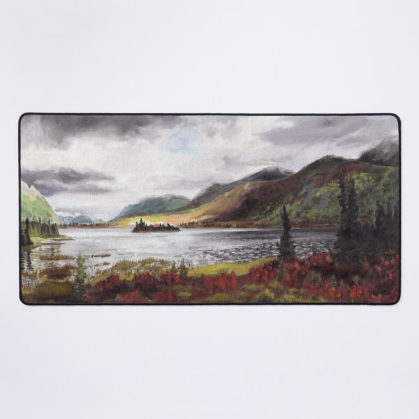 Item preview, Northern Lake in Autumn designed and sold by Ever-Billotte.
