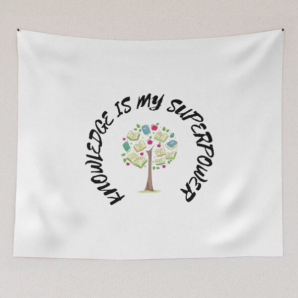 Item preview, KNOWLEDGE IS MY SUPERPOWER designed and sold by IsaCria.