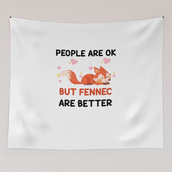 Item preview, people are ok but fennec are better, funny gift fennec designed and sold by yssnyd.