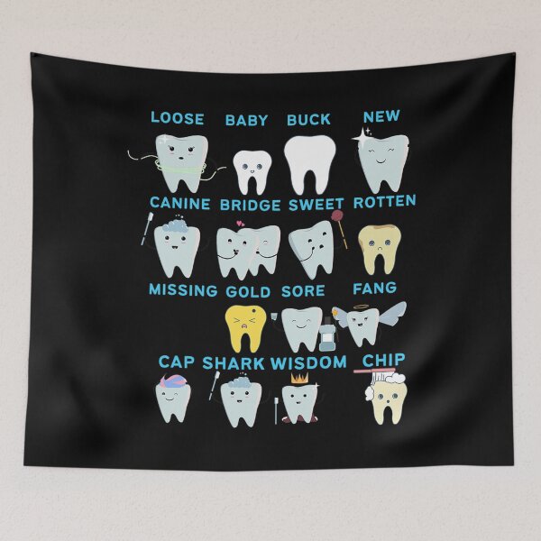 Item preview, Funny Dentist Different Tooth designed and sold by quietcongresspe.