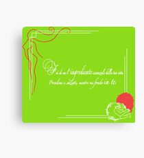 LOVE INGREDIENT Canvas Print