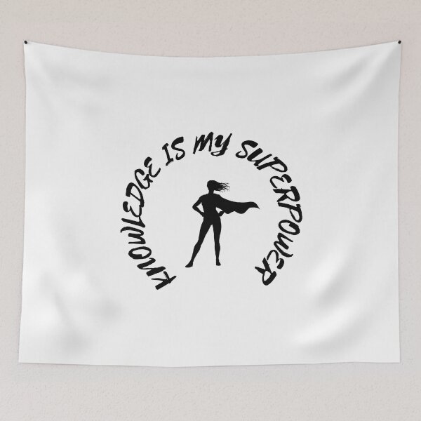 Item preview, KNOWLEDGE IS MY SUPERPOWER designed and sold by IsaCria.