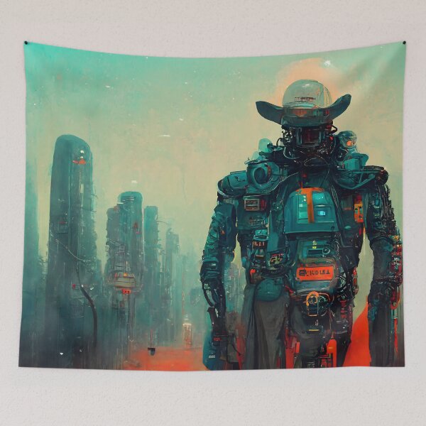 Item preview, Robot Cowboy designed and sold by Brainergy.