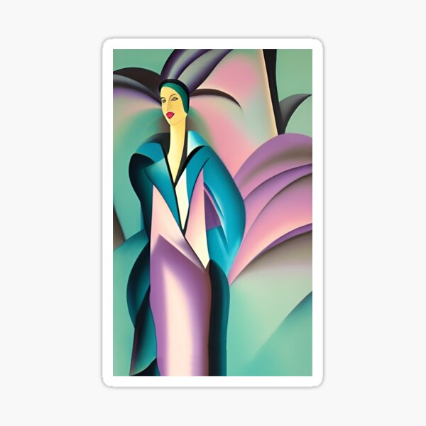 Woman in Fashion 5 Sticker