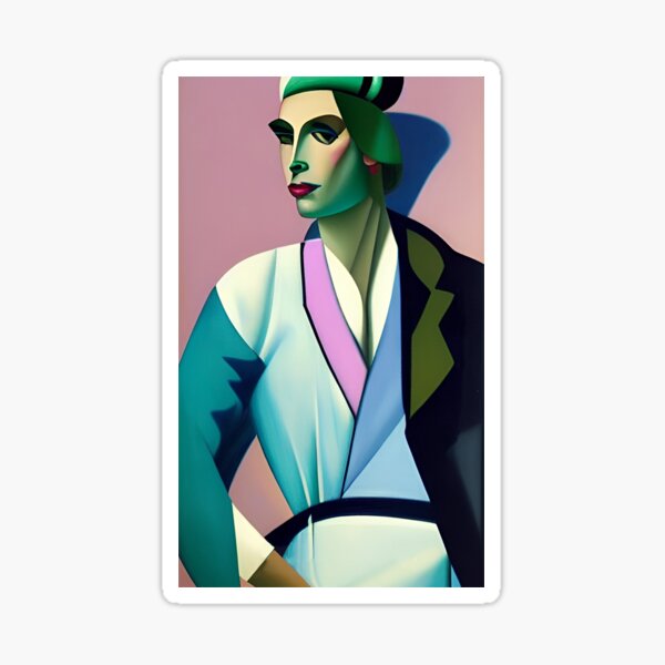 Woman in Fashion 6 Sticker
