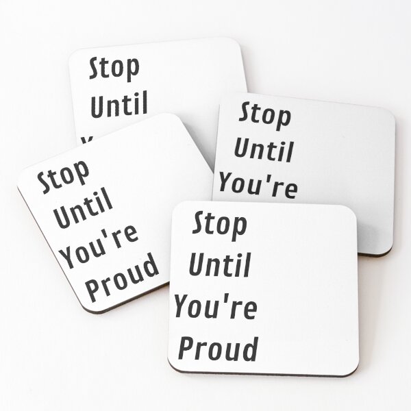 Item preview, New D'ont Stop Until You're Proud T'shirt designed and sold by ziad001.