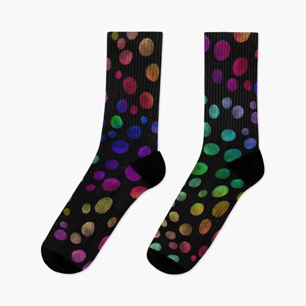 Item preview, polka dot multicolor,watercolor pattern designed and sold by cutecrazytshirt.