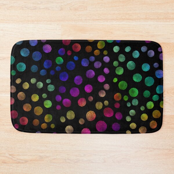 Item preview, polka dot multicolor,watercolor pattern designed and sold by cutecrazytshirt.