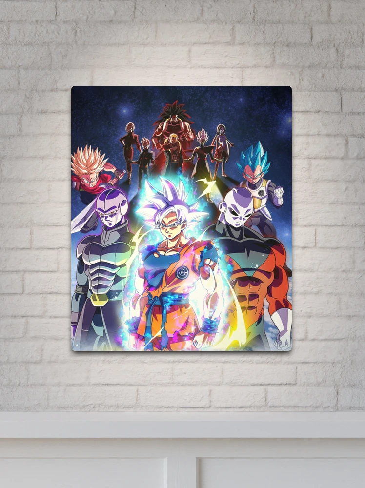 Son goku super sayan blue dragon ball super ultra god mession ep 4  Wallpaper  Metal Print for Sale by Maystro-design