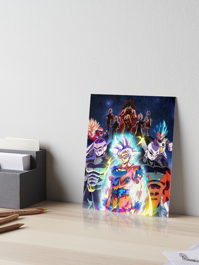 Son goku super sayan blue dragon ball super ultra god mession ep 4  Wallpaper  Art Board Print for Sale by Maystro-design