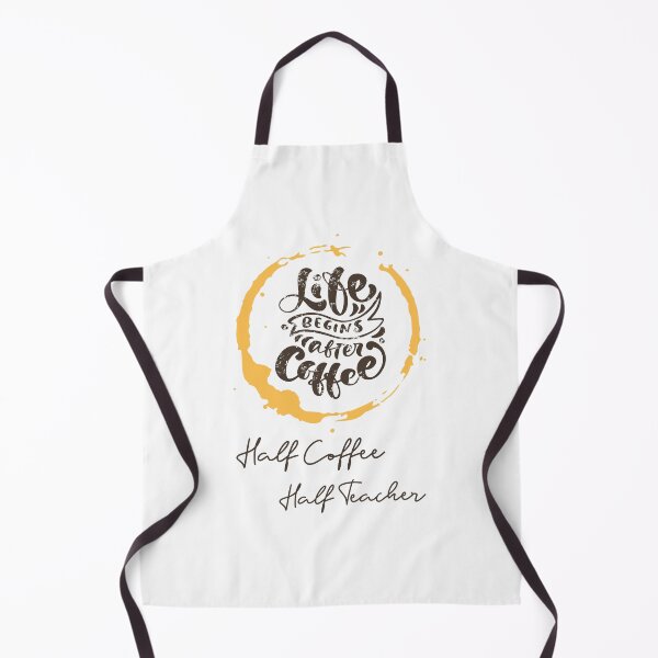 Item preview, Half Teacher Half Coffee designed and sold by UnstoppableShpy.