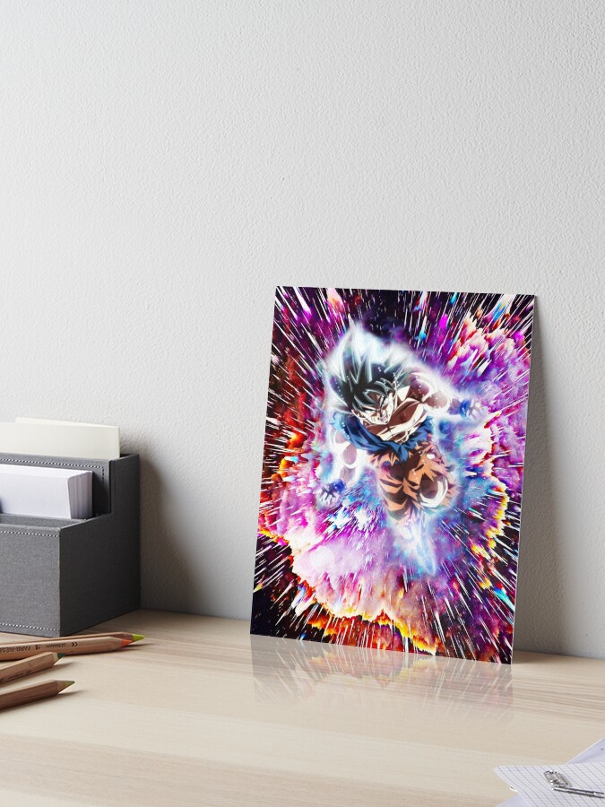 Son goku super sayan blue dragon ball super ultra god mession ep 4  Wallpaper  Art Board Print for Sale by Maystro-design