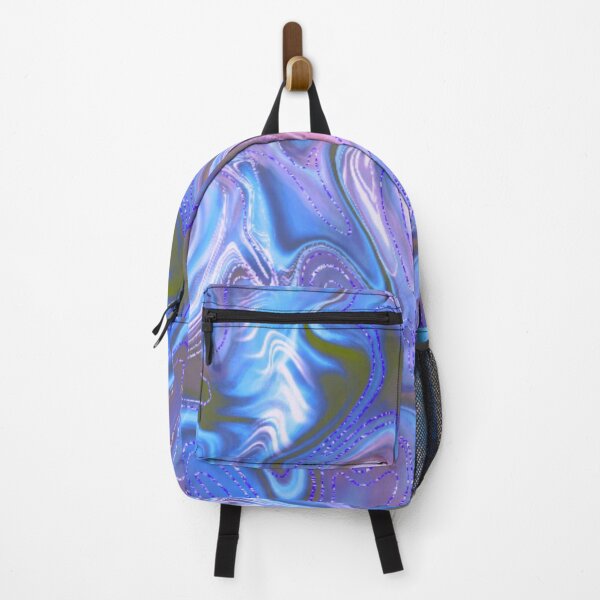 Item preview, Vibrant Symmetry... A marble pattern in shades of blue designed and sold by Wonder & Whimsy.