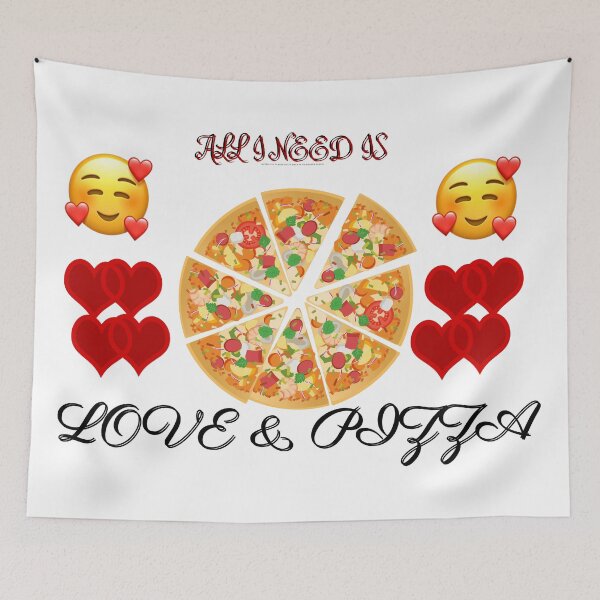 Item preview, Pizza  And  Love  I Need Them Both The Ultimate Pleasure designed and sold by Darlene Douglas-Jackson.