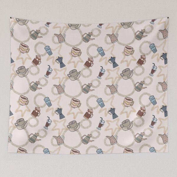 Item preview, Coffee Variety Pattern designed and sold by ElisaPiron.