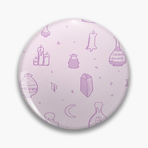 Item preview, Estampado integral de pociones en rosa pálido designed and sold by HeyPixels.