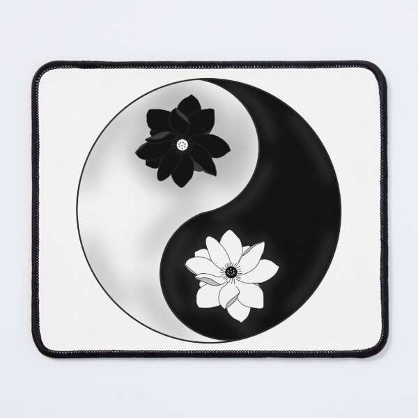 Item preview, Yin yang lotus flowers designed and sold by EarthArtistGrace.