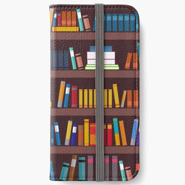 Book pattern iPhone Wallet