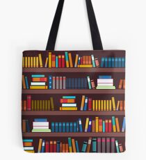 Book pattern Tote Bag