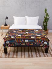 Book pattern Throw Blanket
