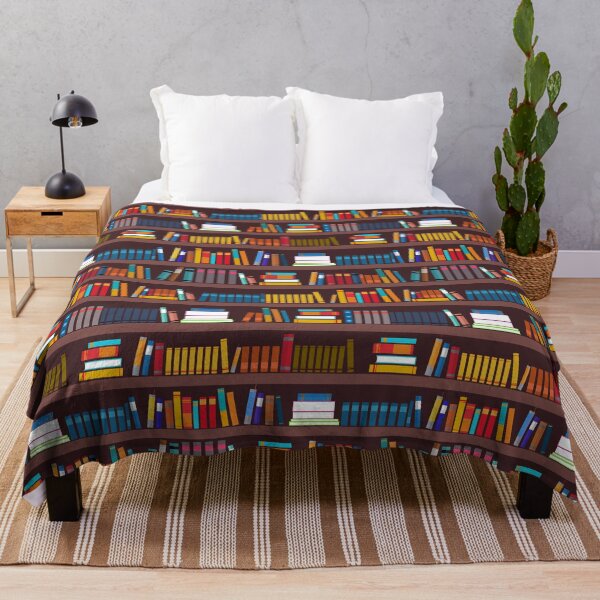 Book pattern Throw Blanket