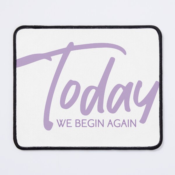 Item preview, Today We Begin Again - lavendar designed and sold by JRP Design.