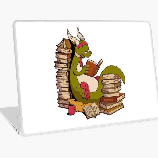 Book dragon Laptop Skin