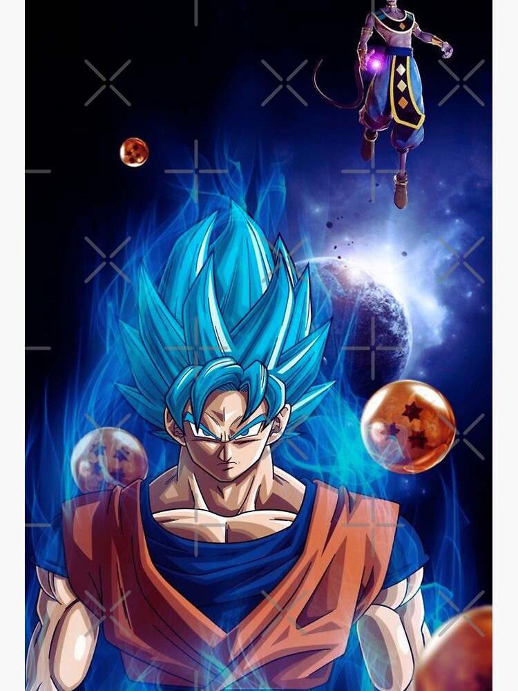 Super Goku for Wall decoration Paper Print - Animation & Cartoons