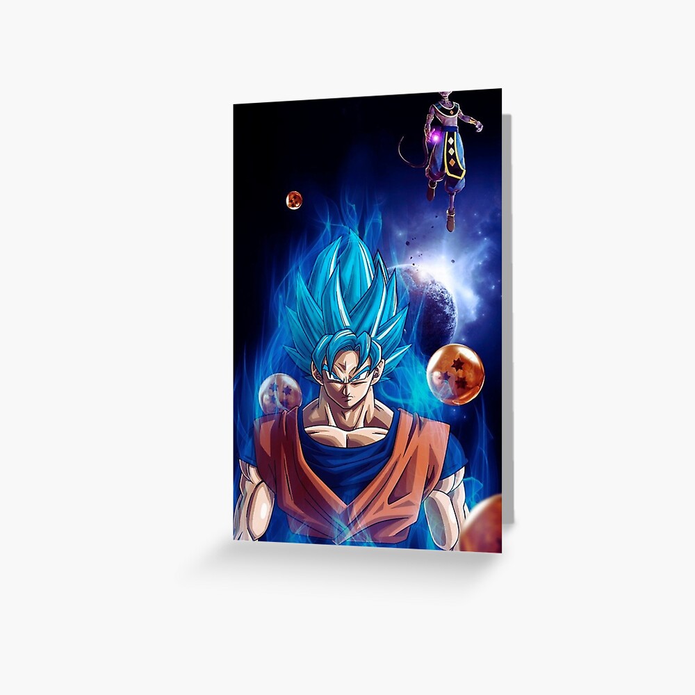 Son goku super sayan blue dragon ball super ultra god mession ep 4  Wallpaper  Art Board Print for Sale by Maystro-design
