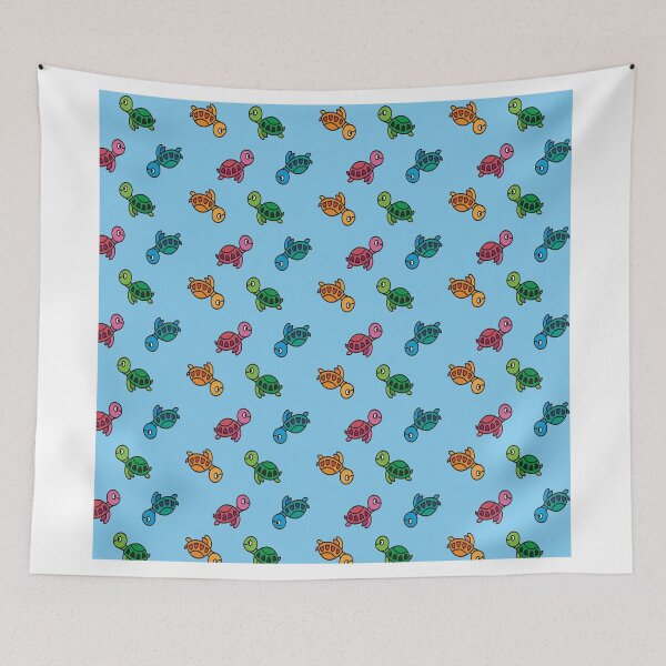 Item preview, Pattern turtles shirts, pattern turtles masks, pattern turtles backpack, pattern turtles pillow, pattern turtles phone cases, pattern turtles shower curtain   designed and sold by Poussyarts.