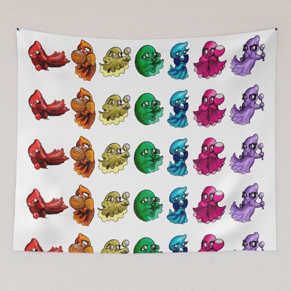 Item preview, Rainbow Ghosts With Lollipops designed and sold by Brooksie Fontaine.