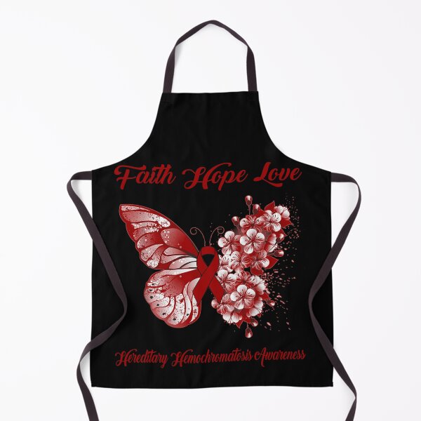 Item preview, Faith Hope Love Hereditary Hemochromatosis Awareness Butterfly Ribbon Gifts designed and sold by Adropine.