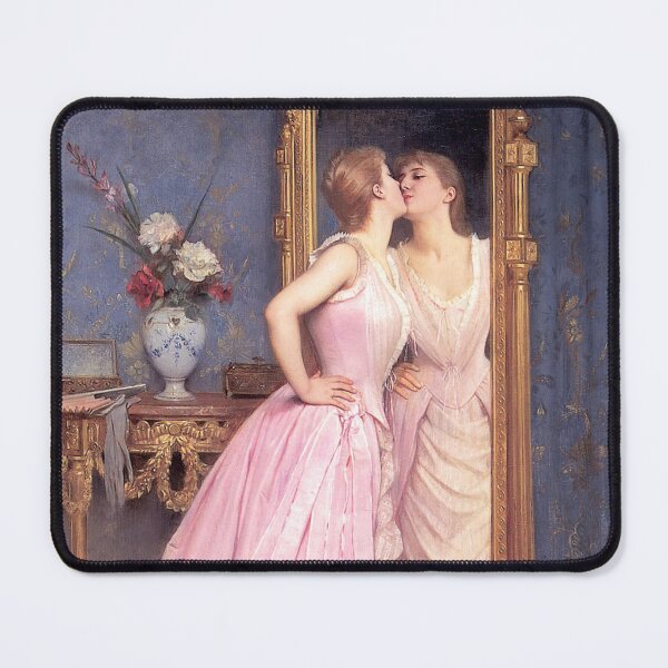 Item preview, Vanity (1870), by Auguste Toulmouche. designed and sold by Historical Paintings.