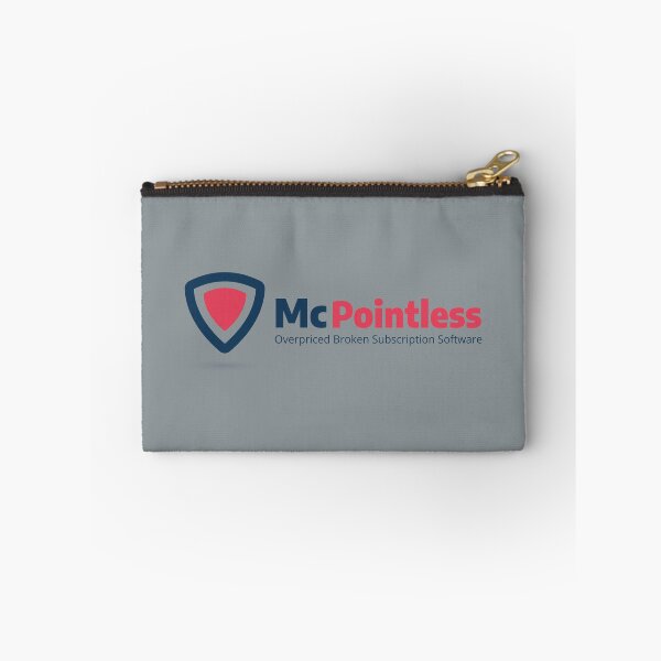 Item preview, McPointless Modern Antivirus Satire Company Logo designed and sold by IronicBGear.