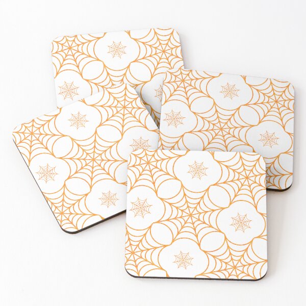 Item preview, Orange Spiderwebs  designed and sold by Puns-N-Such.