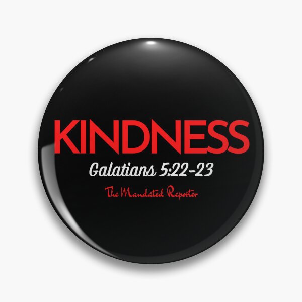Item preview, The Fruit of The Spirit Kindness- Red on Black designed and sold by TheReporter1.