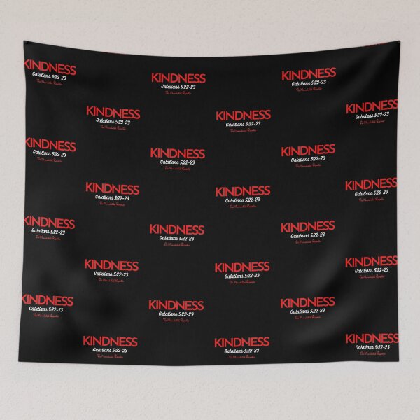 Item preview, The Fruit of The Spirit Kindness- Red on Black designed and sold by TheReporter1.