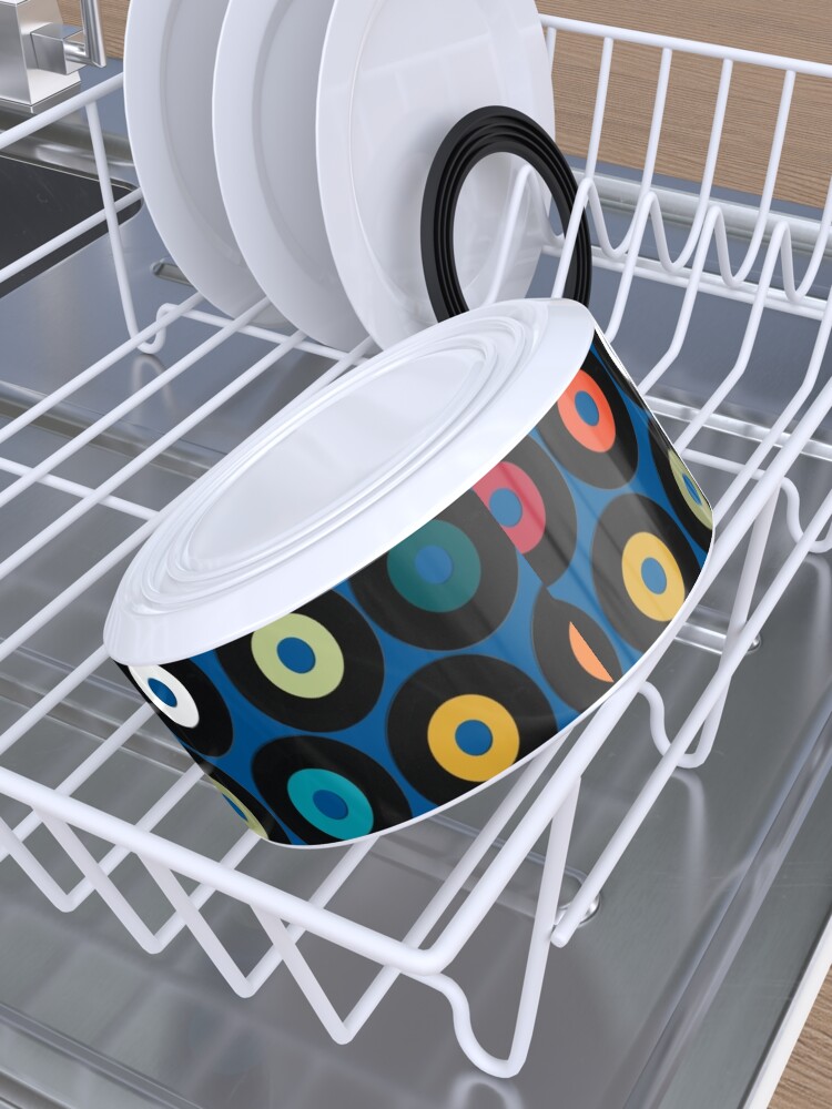 Alternate view of VINYL blue Pet Bowl