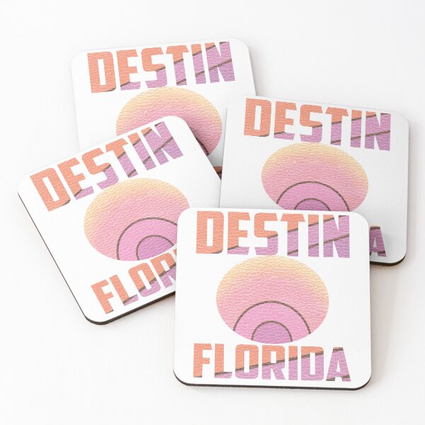 Item preview, COOL LEATHER  DESTIN RETRO SUNSET FLORIDA designed and sold by greatatlas.