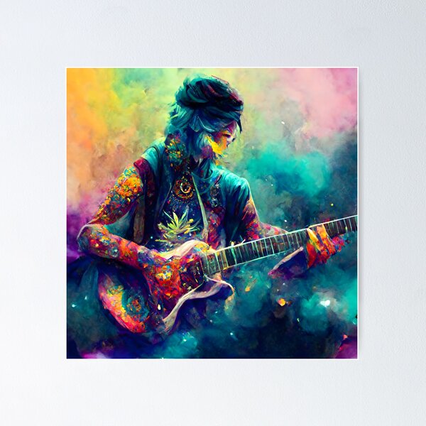 Item preview, Trippy Guitarist designed and sold by Brainergy.